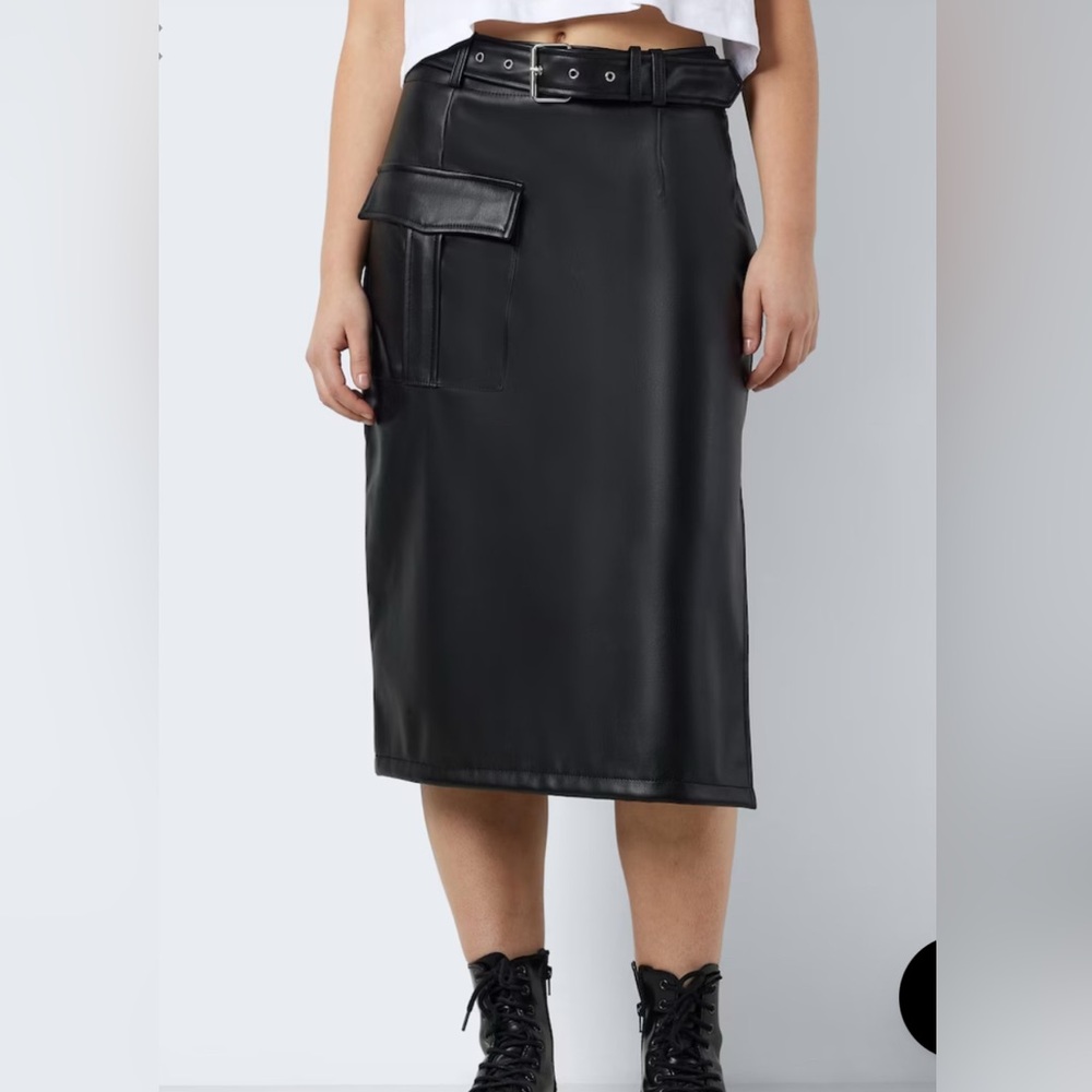 NWT NOISY MAY SKIRT MIDI CARGO SKIRT Sz L